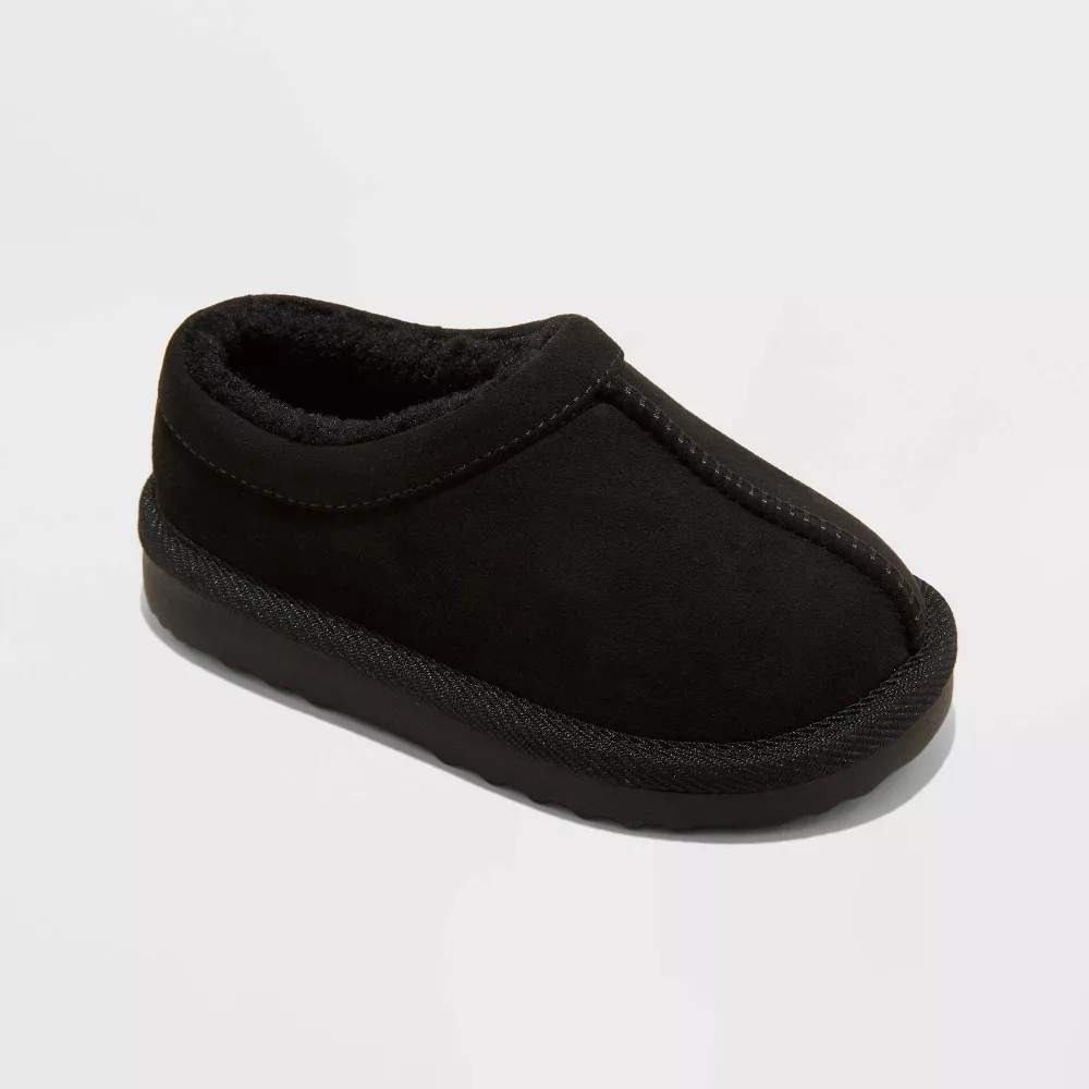 Toddler Jude Clog Slippers Cat & Jack Black Size 7T New With Tags